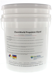 We are using this for antifreeze in a chiller. Is there a chart for mix level with water for freeze protection?