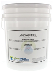 what is the temperature range at which Inhibited Ethylene Glycol (95%) - 5 gallons degrades?