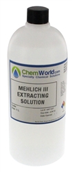 What is the shelf life (stability) of the concentrated solution of Mehlich 3?