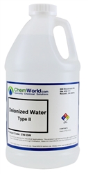 Type II Chemworld Deionized Water - On Sale and Buy today Questions & Answers