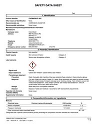 ChemWorld SR1 SDS - Glycol Corrosion Inhibitor Questions & Answers