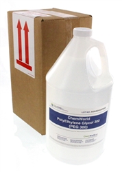 What is the lead time for the Polyethylene glycol 300?