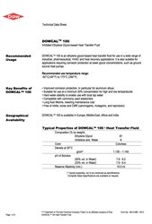 Dowcal(TM) 100 Technical Data Sheet Questions & Answers