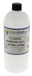 Fluoride Standard as F, 1.40 mg/L (ppm) Questions & Answers